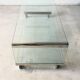 Table basse en verre et chrome de Pierangelo Galotti pour Galotti & Radice 1975