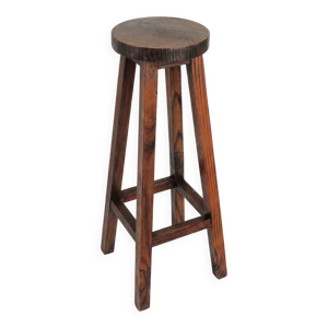 Tabouret haut Artisanal - main