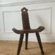 Brutalist tripod chair