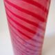 Spiral blown glass vase