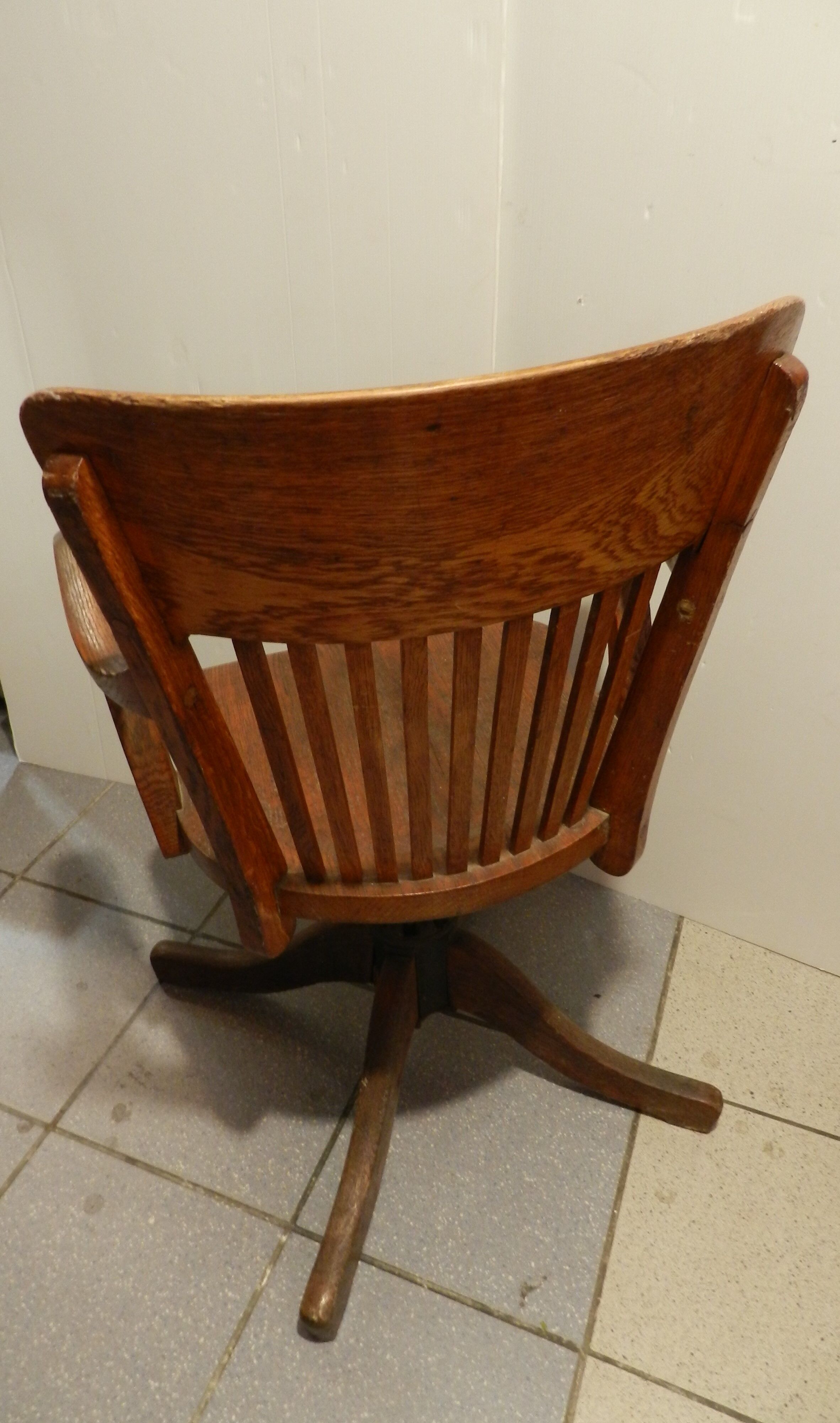 1930s swivel office chair