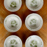 6 deep plates in Niderviller earthenware