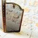 Brass fireplace screen in Louis XV style