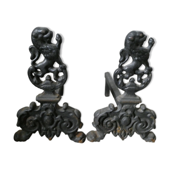 Pair of cast iron channels