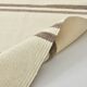 6x9 Cream & Brown Contemporary Vintage Kilim Rug, 184x282Cm