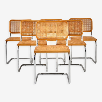 Chaises de salle à manger B32 par Marcel Breuer