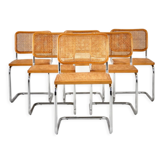 Dining chairs B32 by Marcel Breuer