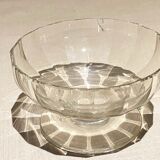 Service of 12 dessert cups, crystal
