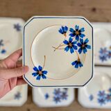 Flower plates from Moulin des Loups