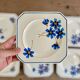 Assiettes fleurs Moulin des loups