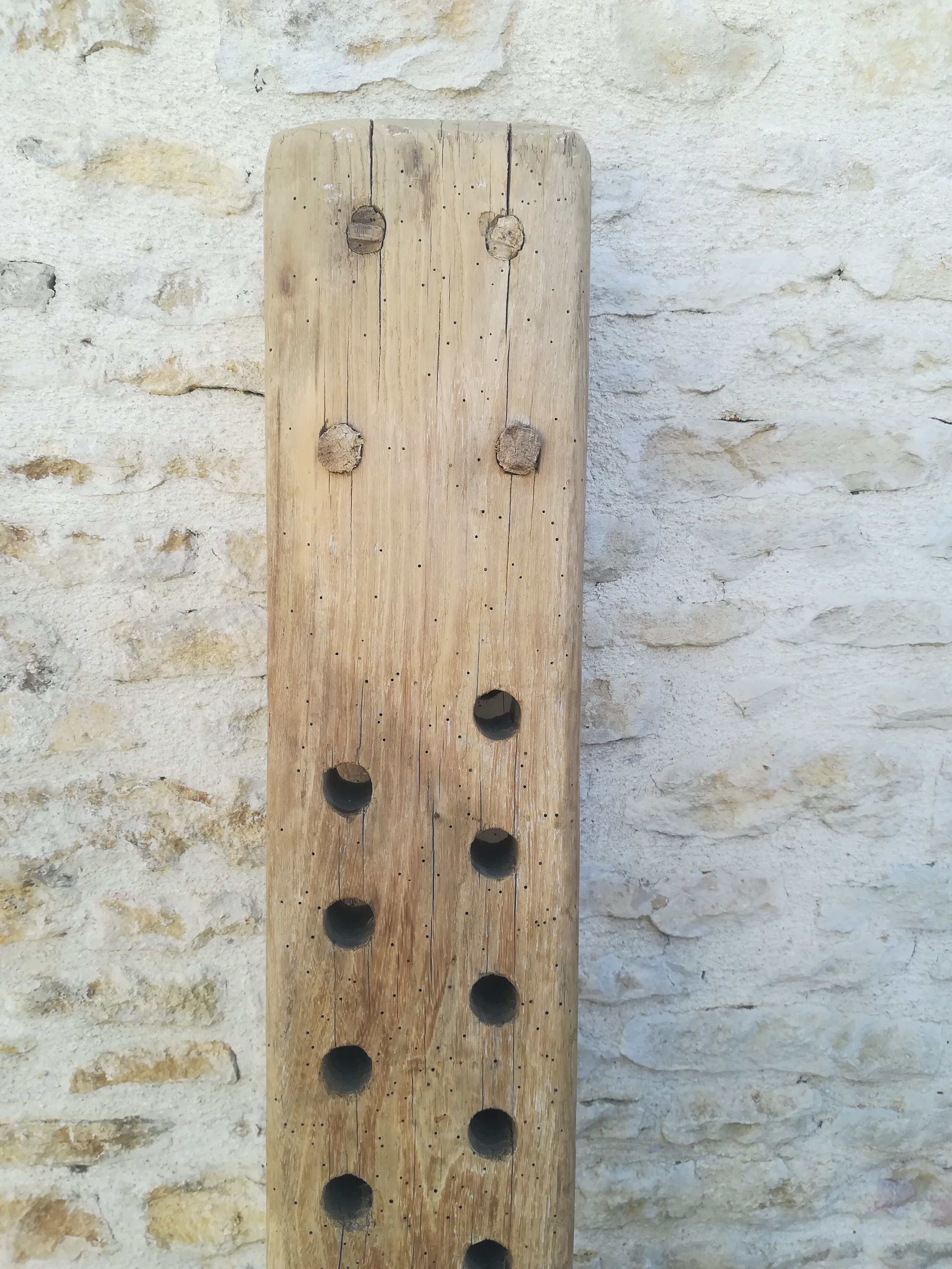 Wooden column