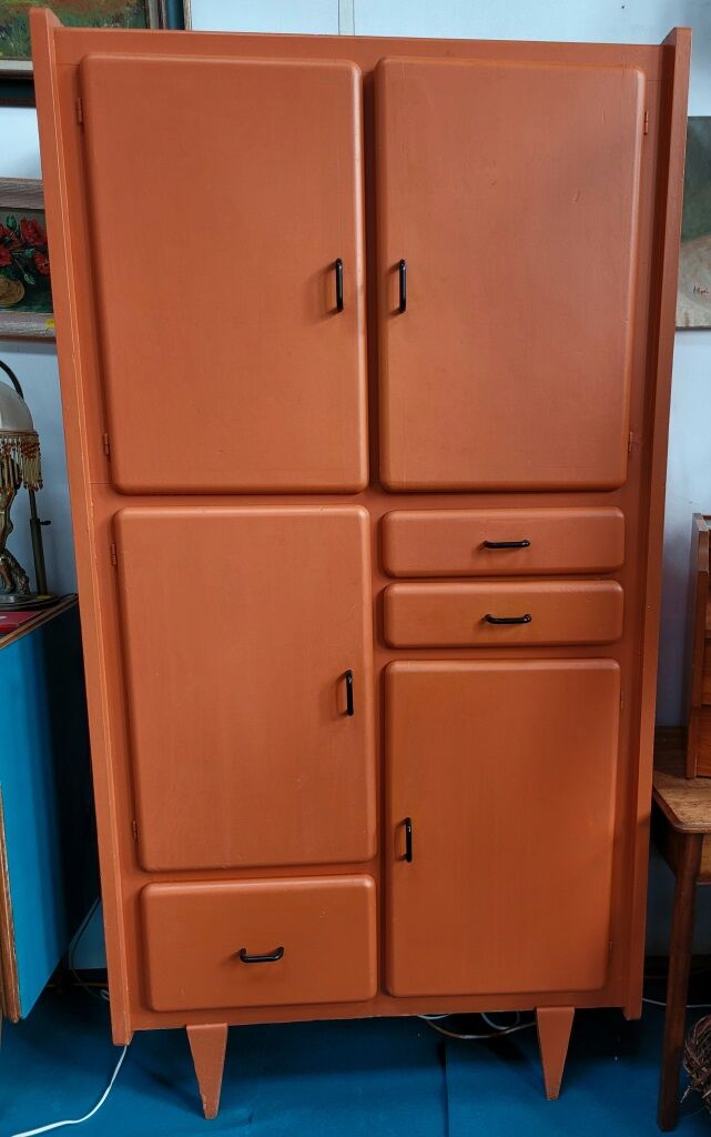 Mado orange kitchen buffet, 60s