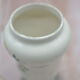 Old carica pharmacy apothecary pot with lid and tin foot