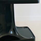 Brown-black fiberglass trolley Astarte publisher, Italy 1970s