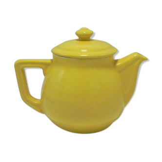 Vintage yellow teapot