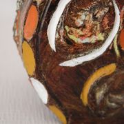 Ceramic vase with modernist bas-reliefs by Luigi Santi from the 1950s.