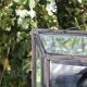 Miroir vintage en métal à parcloses – 5 glaces biseautées