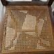 Set of 7 chairs canned XIX style Henry II