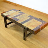 Table basse vintage 1960 / 1970 Roger Capron Vallauris