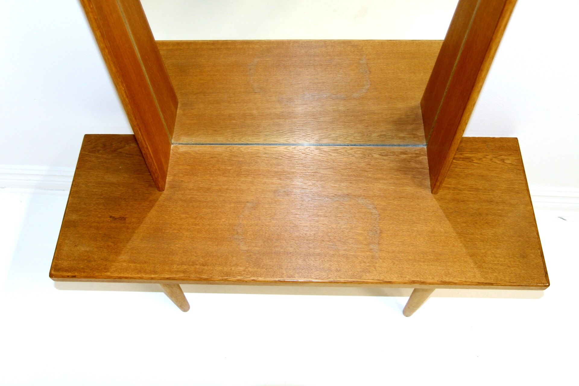 Oak mirror Kurt Østervig, Sweden, 1960