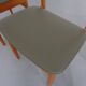 Dining chairs in teak and leather by Farsø Stolefabrik, 1960s, set of 3.
