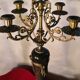 candelabra 19th gilded bronze and marble candlestick 60x32 cm
