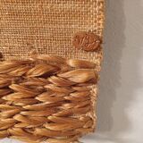 Vintage tapestry boat decor