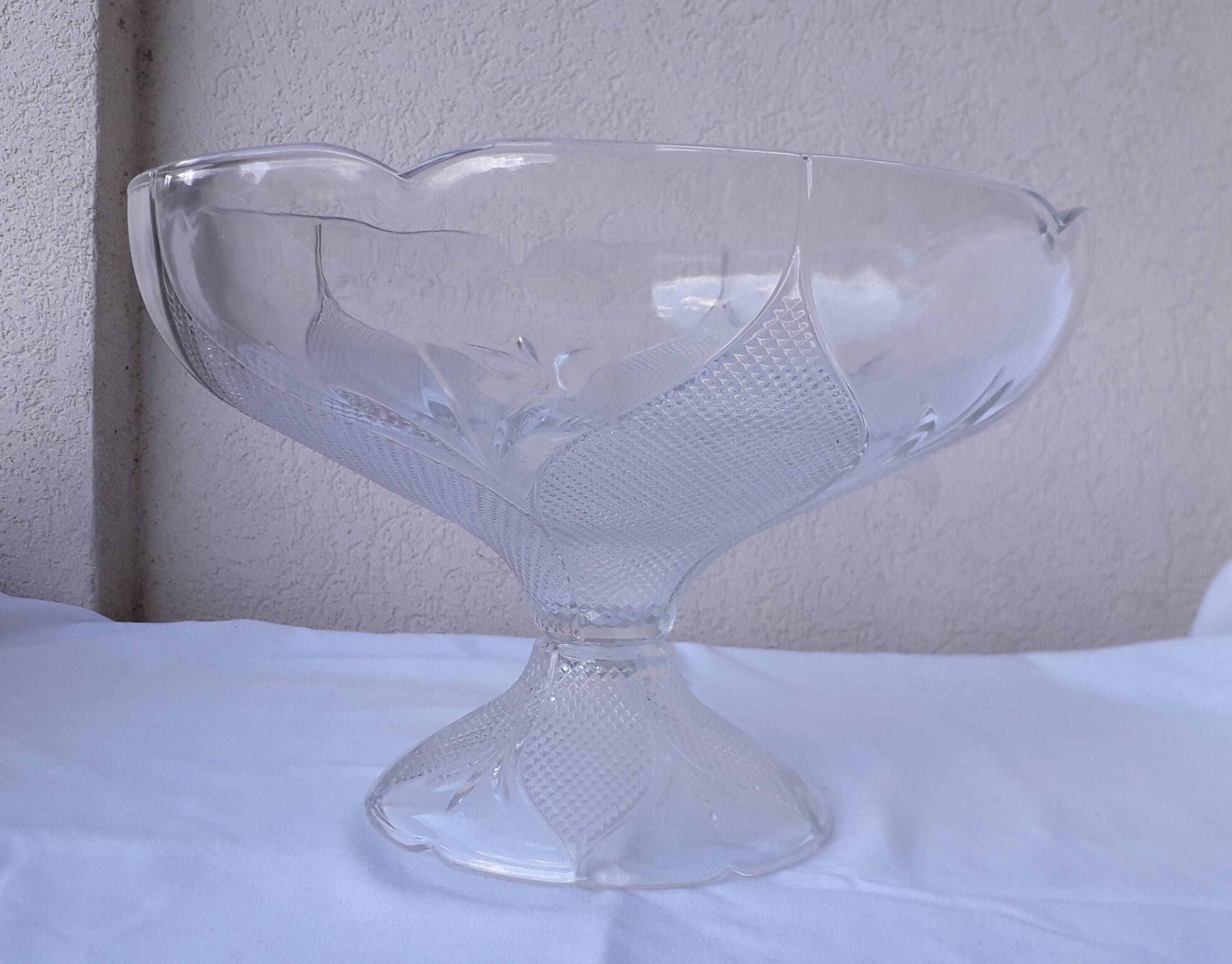 Coupe sur pied en verre