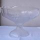 Coupe sur pied en verre