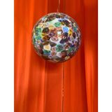 Murrine multicolors sphere in murano style glass