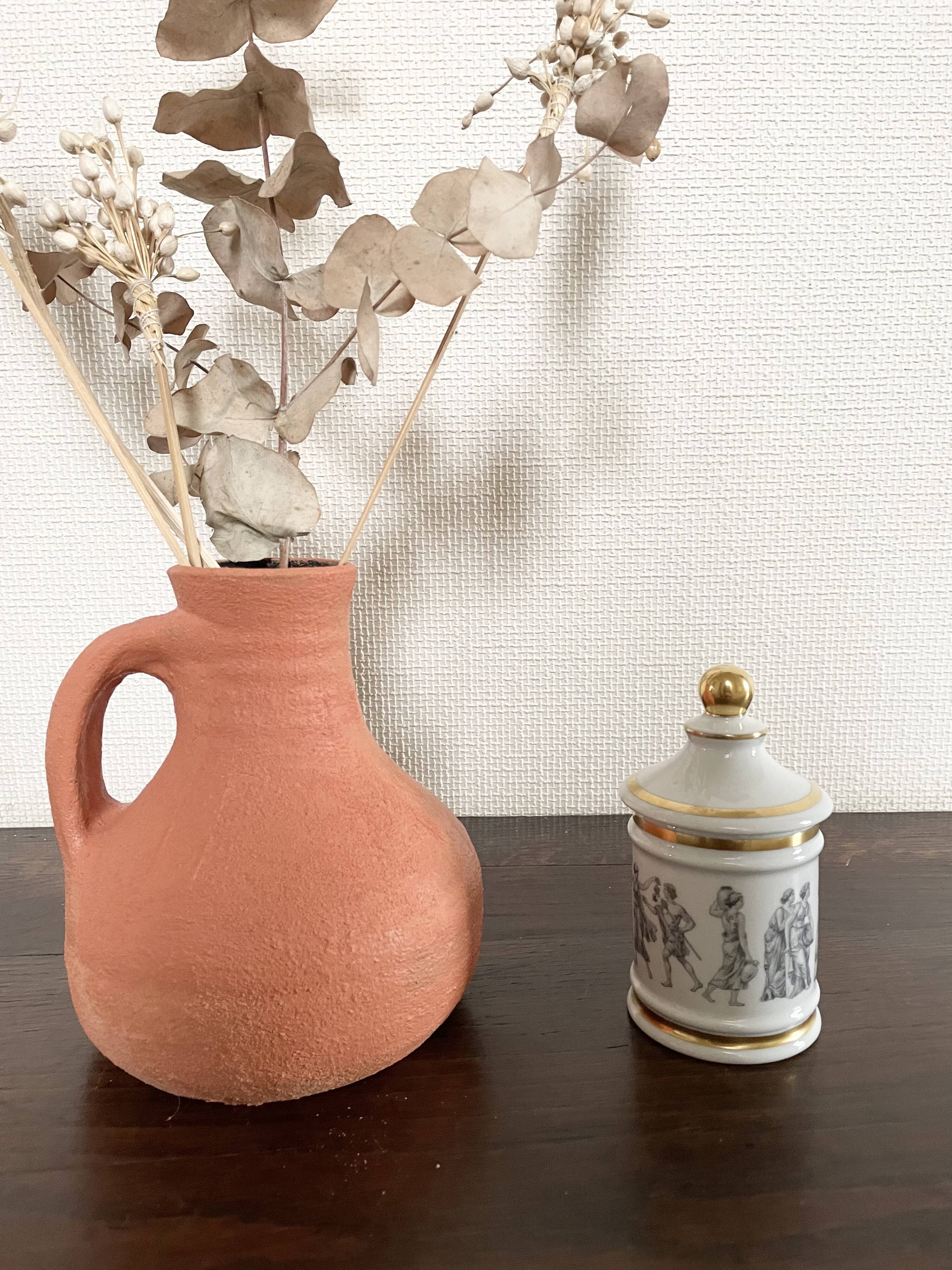 Limoges porcelain medicine jar H15 X D7
