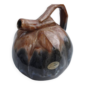Flambee ceramic pitcher