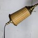 Italian adjustable floor lamp in pencil reed bamboo rattan and brass, 1970s