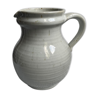 Marsh stoneware pitcher