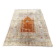 Turkish Kayseri Orange Rug