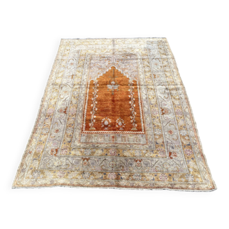 Turkish Kayseri Orange Rug