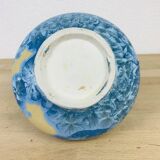 Crystalline enamel vase, blue