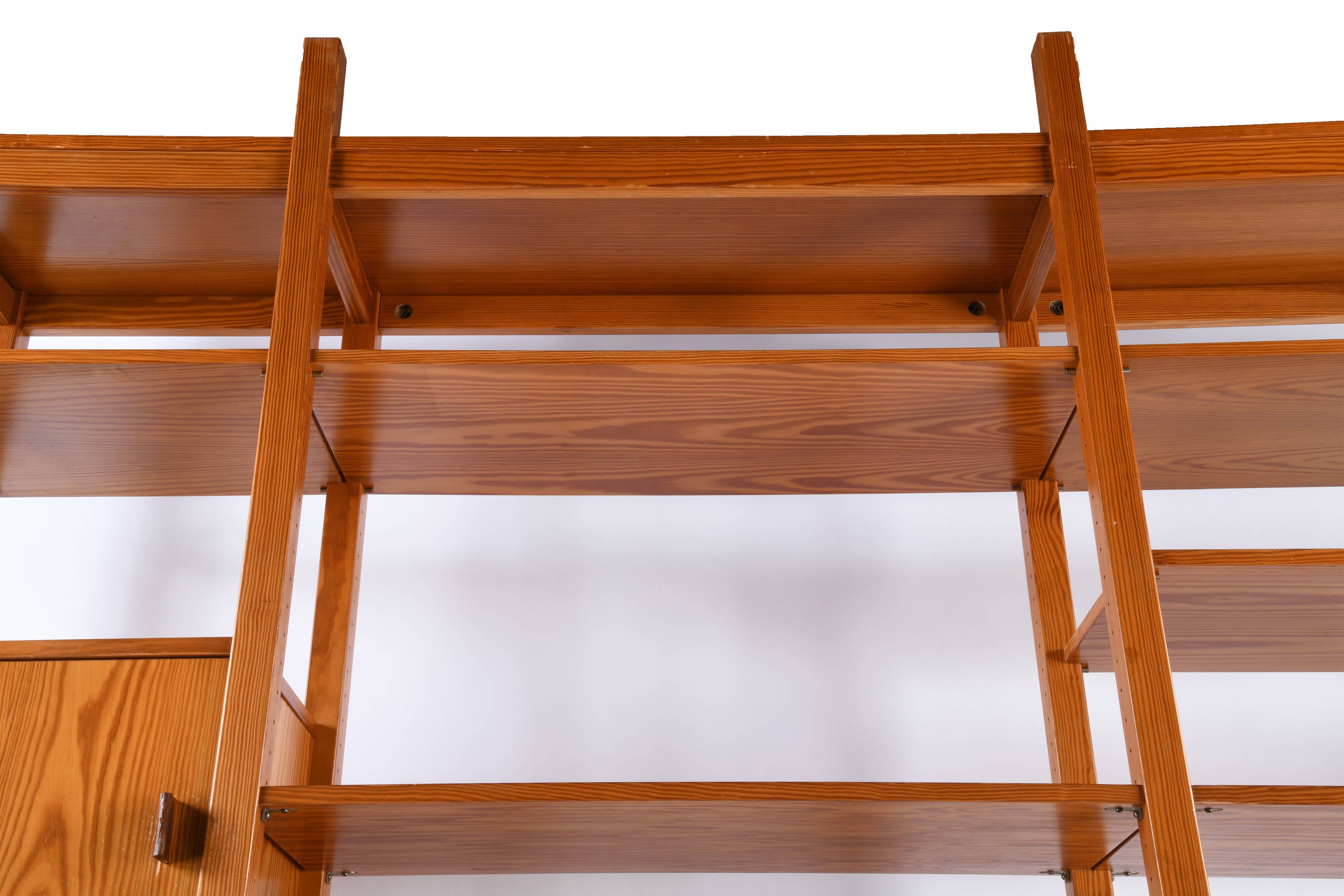 Pine bookshelf library