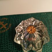 Paire de salerons en cristal de Lorraine