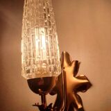 Pair of antique gilded wall sconces