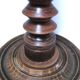 XL turned wooden lamp base H.47 cm 1950s design