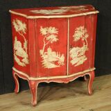 20th century lacquered and painted Venetian sideboard