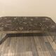 Table basse vintage roche bobois marbre pieds chromé circa 1970s