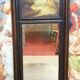 natural wood trumeau with oil painting on panel