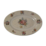Plat de service en porcelaine de Limoges ancien