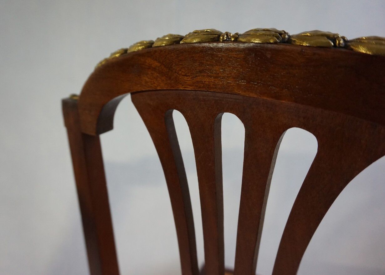 Pair of Louis XVI chairs circa 1870