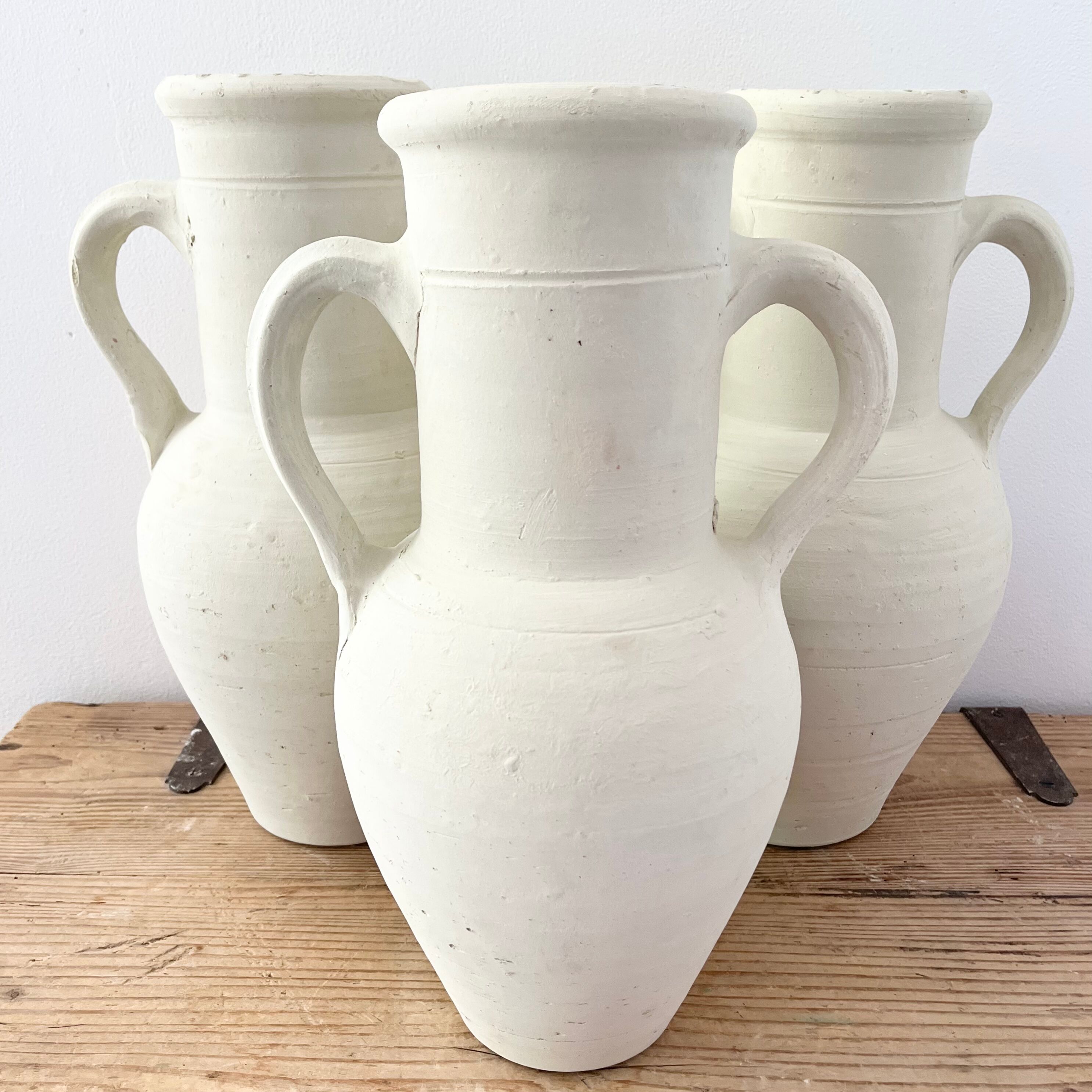 White terracotta jar