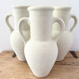 White terracotta jar