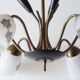 Chandelier 9 lights 1950-light vintage 50's rockabilly