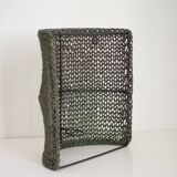 Silver gray wall lamp